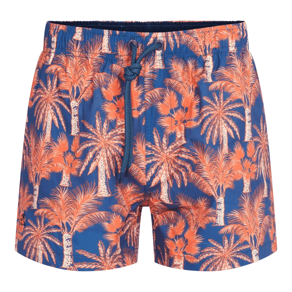 Ramatuelle Brehat Badeshorts kurz Palm-Print