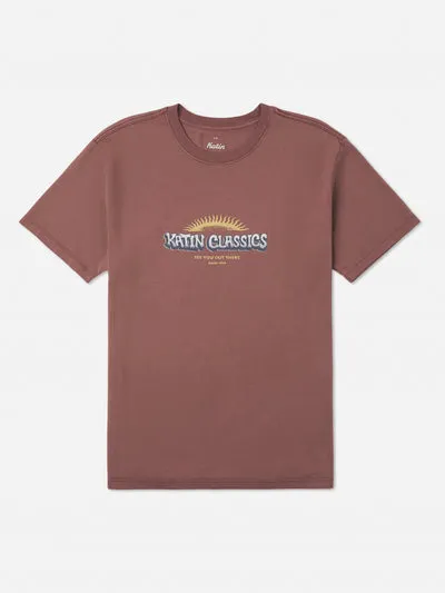 Katin Glow T-Shirt mit Vintage-Typografie