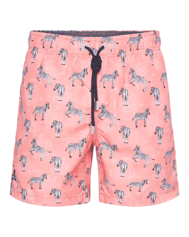 Ramatuelle Zebra Boardshorts recycelt Zebra-Print