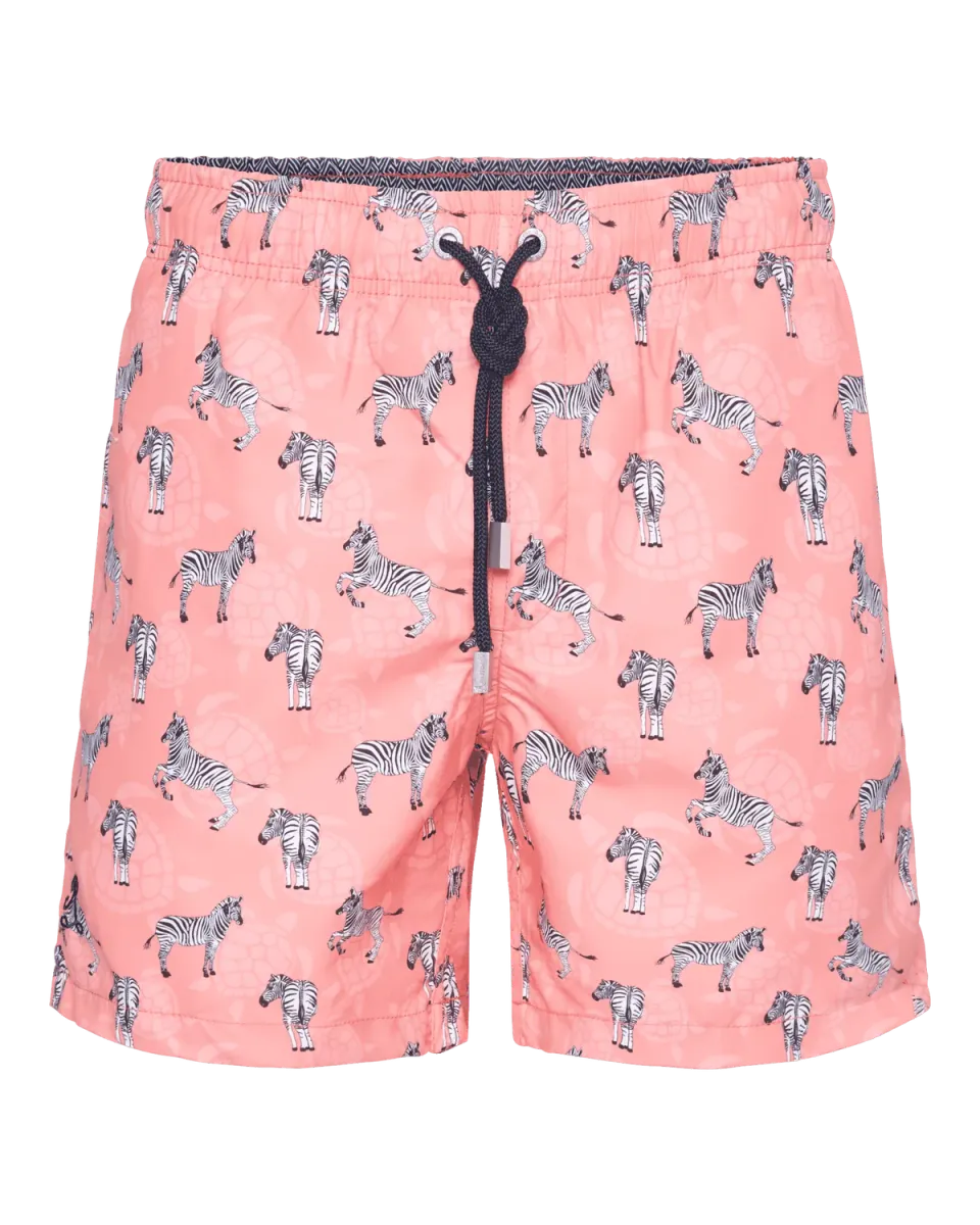 Ramatuelle Zebra Boardshorts recycelt Zebra-Print