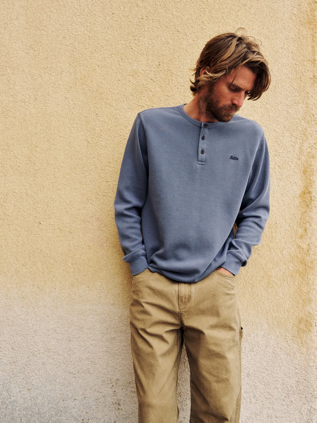 Katin Mesa Thermal Henley Longsleeve Waffle