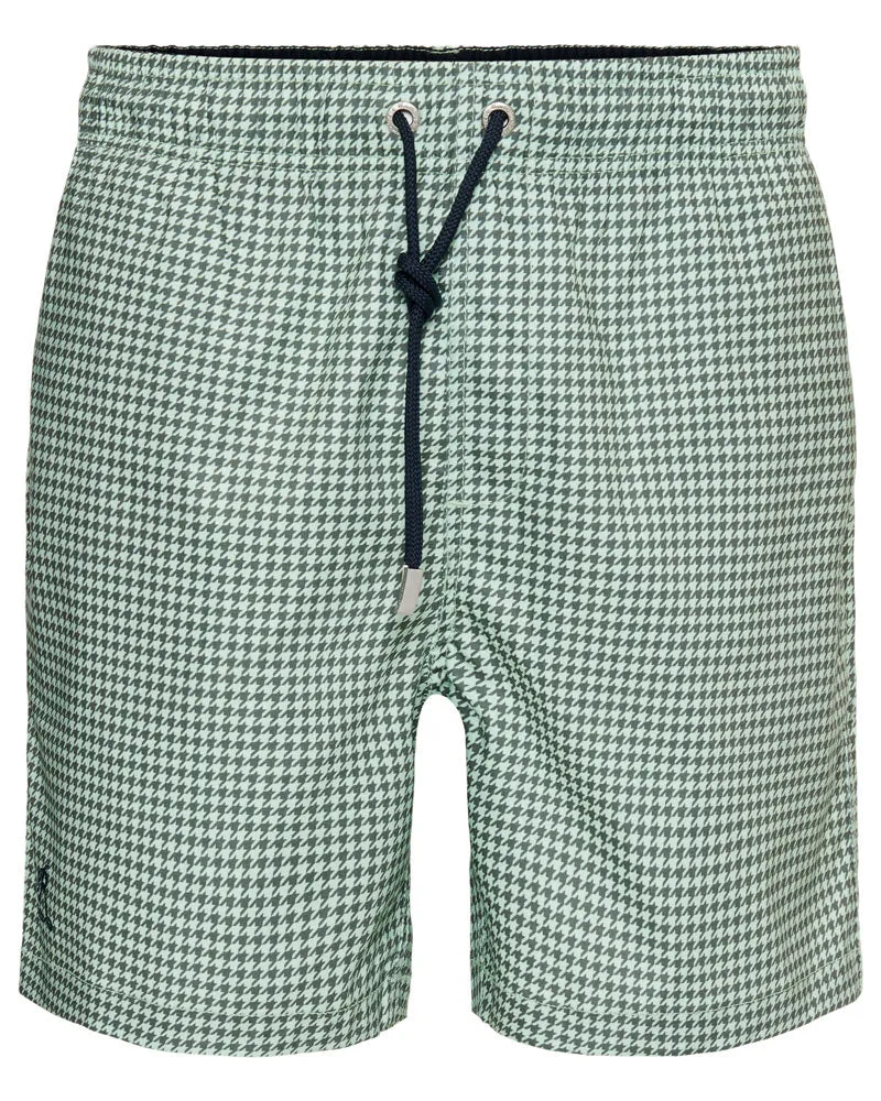 Ramatuelle Pied de Poule Badeshorts klassisch Hahnentritt
