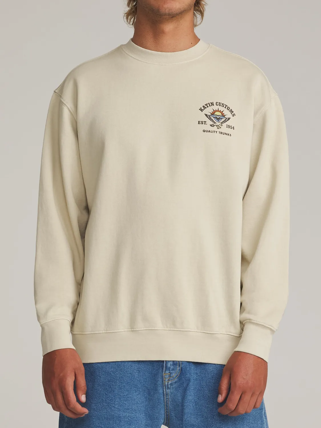 Katin Herman Crew Sweatshirt Grafik-Print