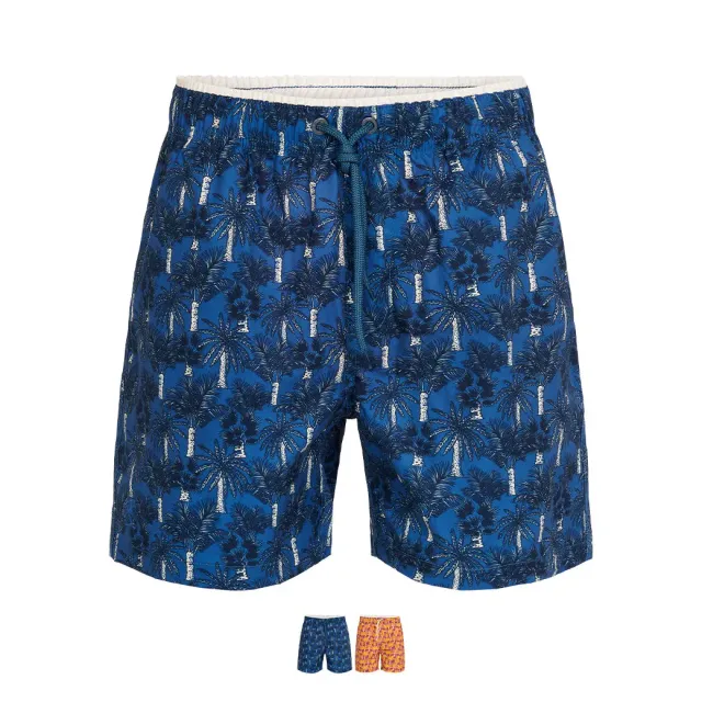 Ramatuelle Palmyra Badeshorts Palmen-Print recycelt