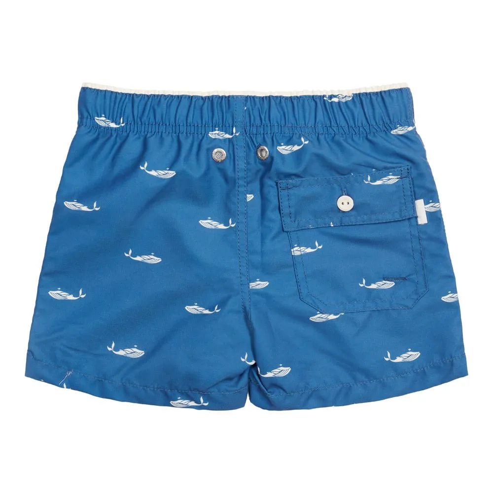Ramatuelle Pico Badeshorts Kinder Wal-Motiv