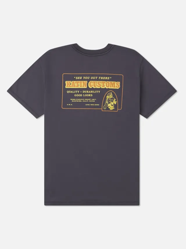Katin Lorry T-Shirt Surf-Shop-Grafik
