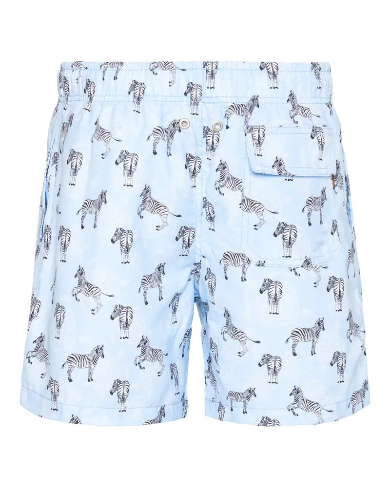 Ramatuelle Zebra Boardshorts recycelt Zebra-Print