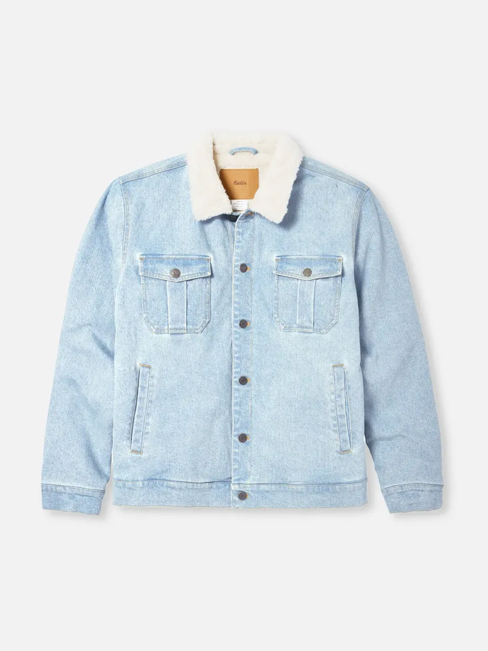 Katin Harris Denim Jacket mit Sherpa-Futter