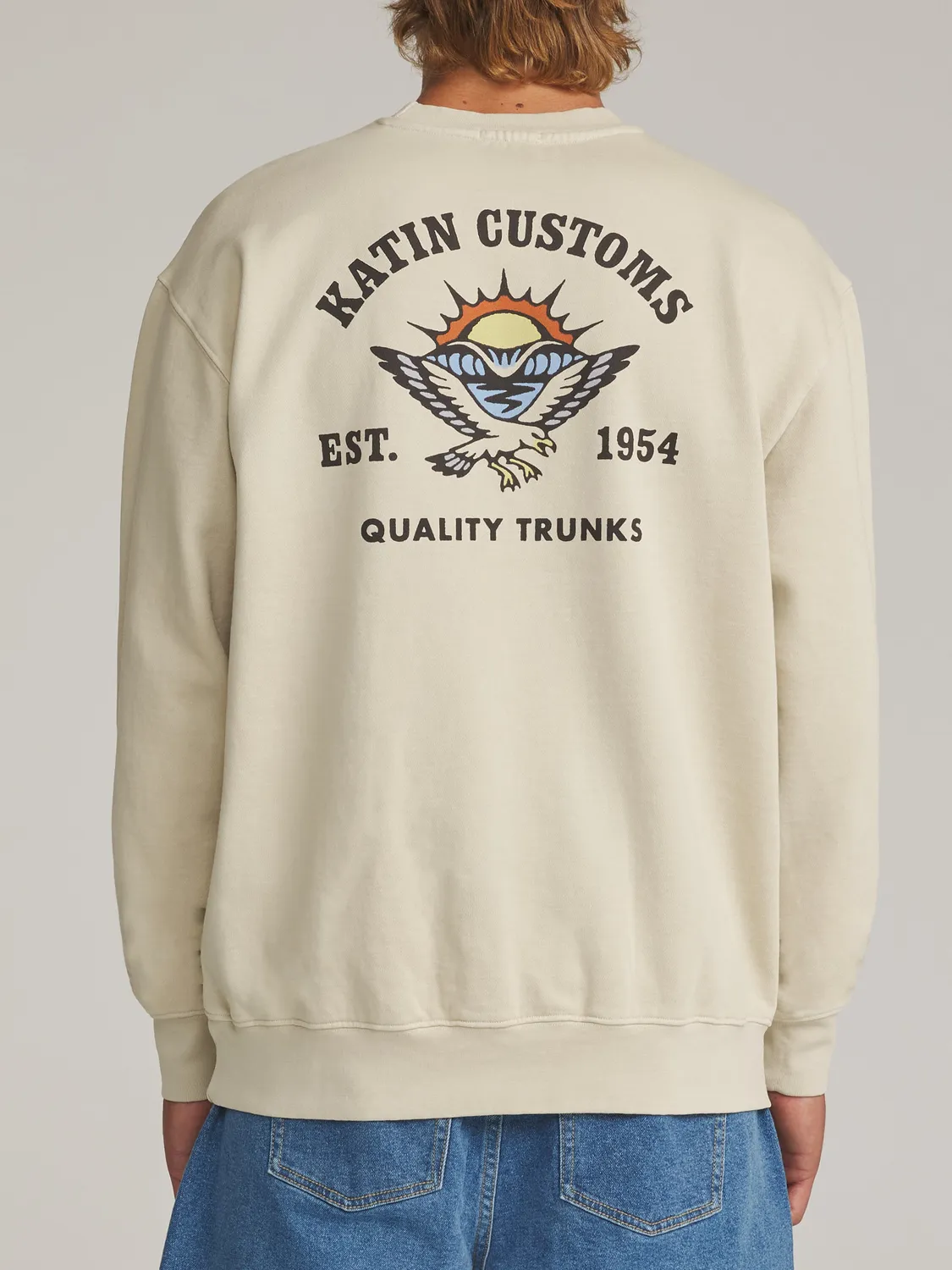 Katin Herman Crew Sweatshirt Grafik-Print