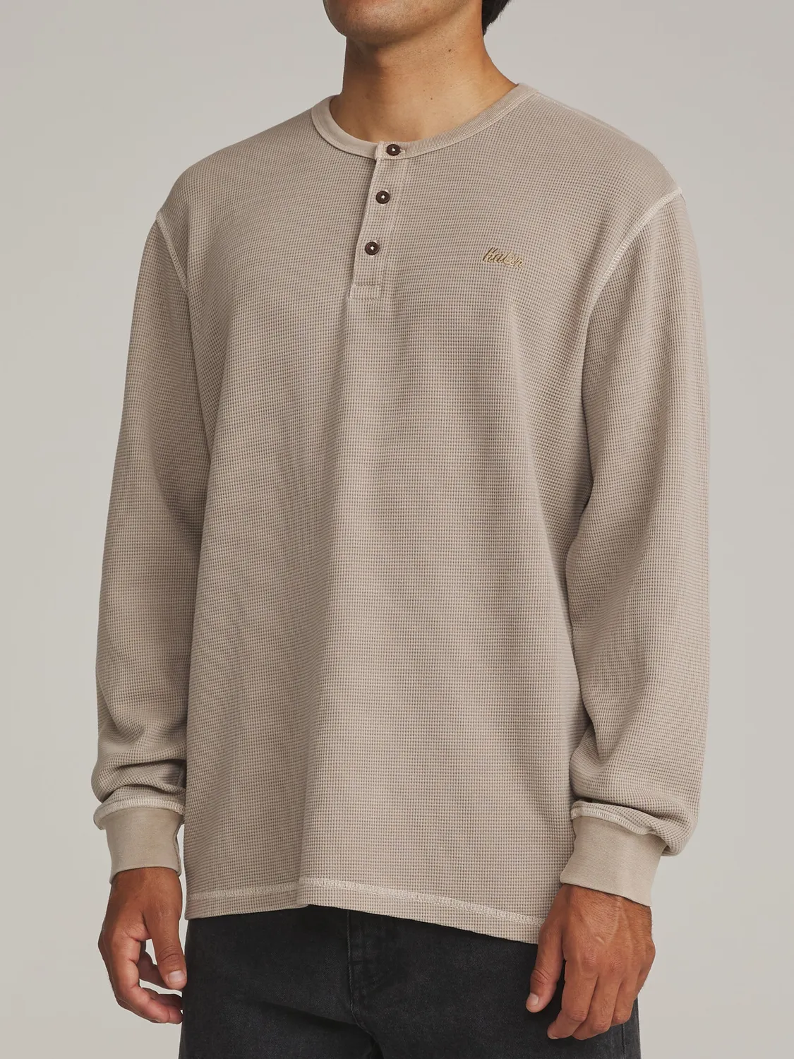 Katin Mesa Thermal Henley Longsleeve Waffle