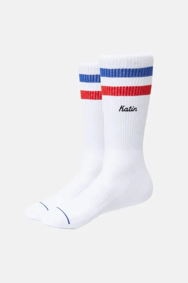 Katin Felix Socken Baumwollmix Zweifarbstreifen