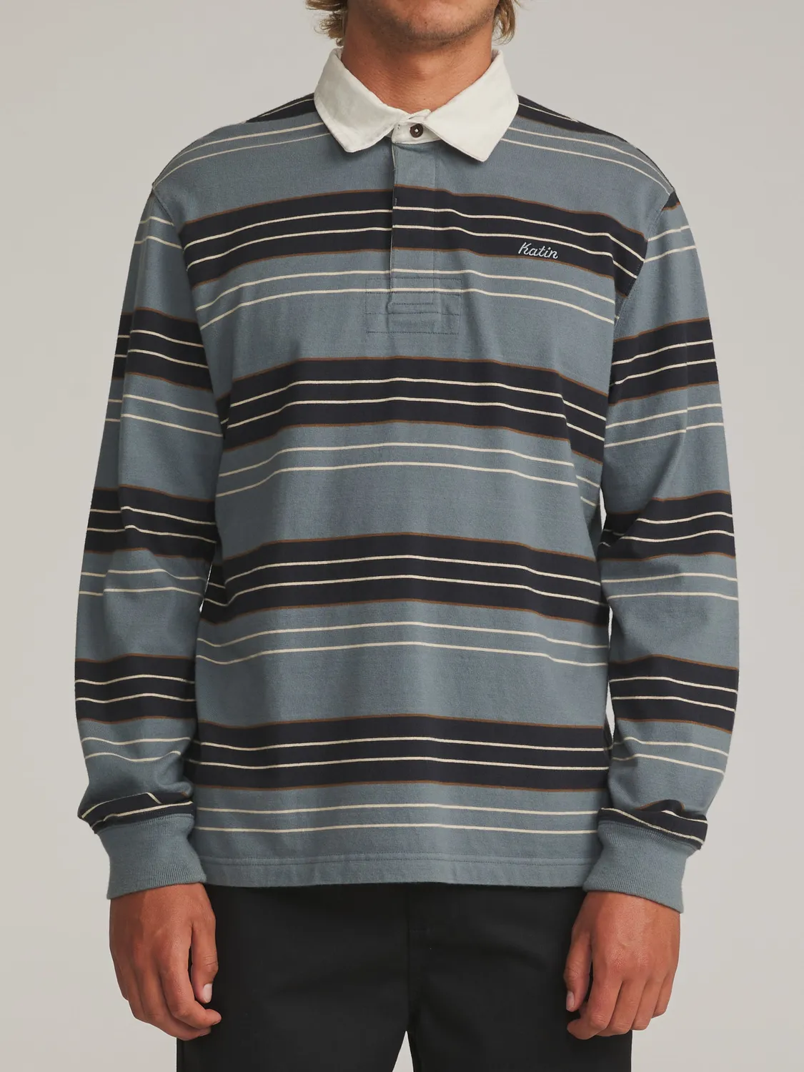 Katin Greg LS Rugby Polo Langarmshirt