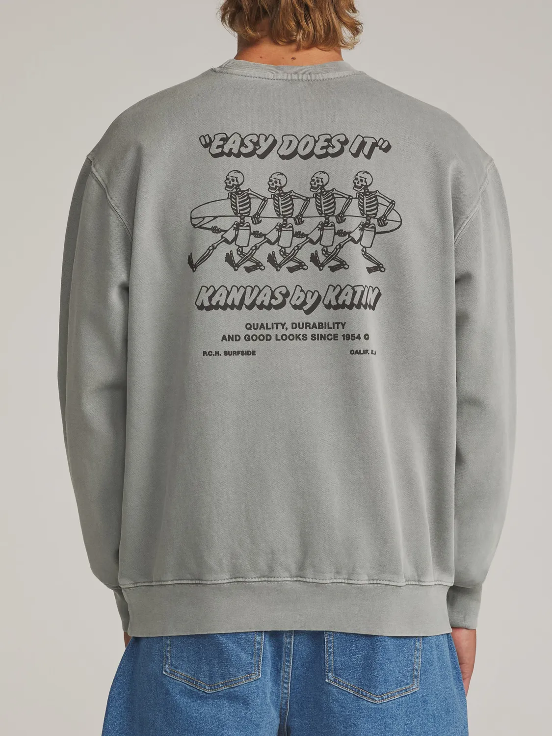 Katin Bones Crew Sweatshirt Grafik Fleece