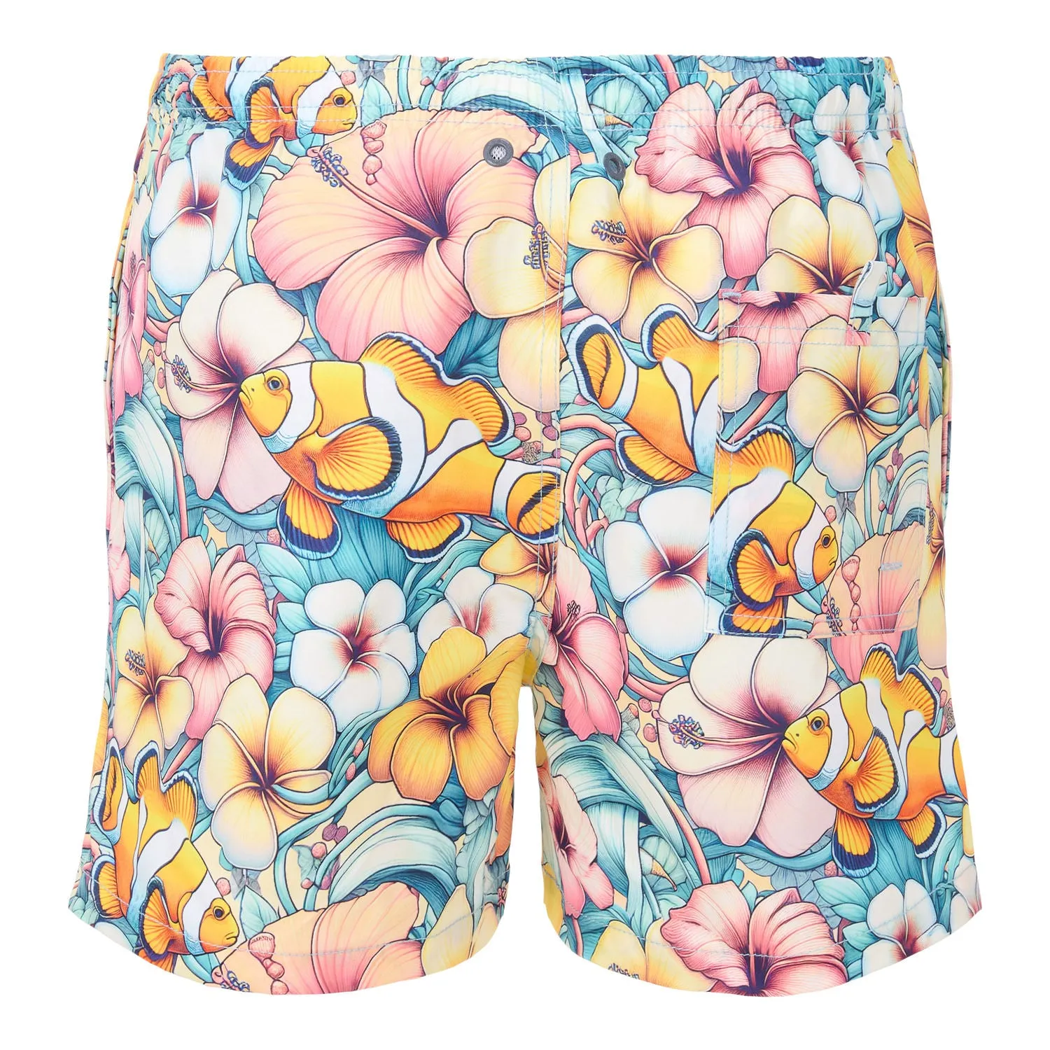 Ramatuelle Aloha Badeshorts kurz Blumen recycelt