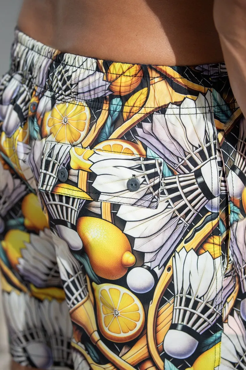 Ramatuelle Badminton Classic Fit Badeshorts Print