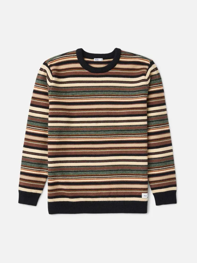 Katin Hitch Pullover Streifen Rundhals