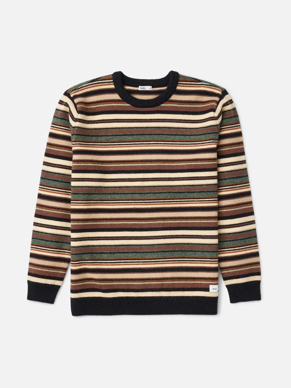 Katin Hitch Pullover Streifen Rundhals
