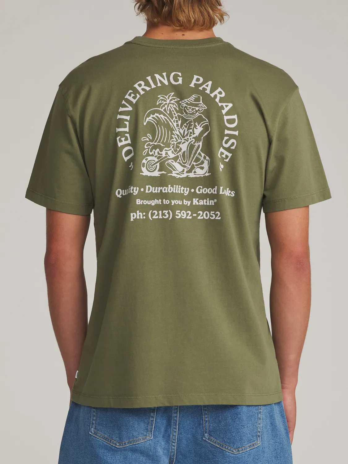 Katin Garden T-Shirt mit Paradies-Grafik