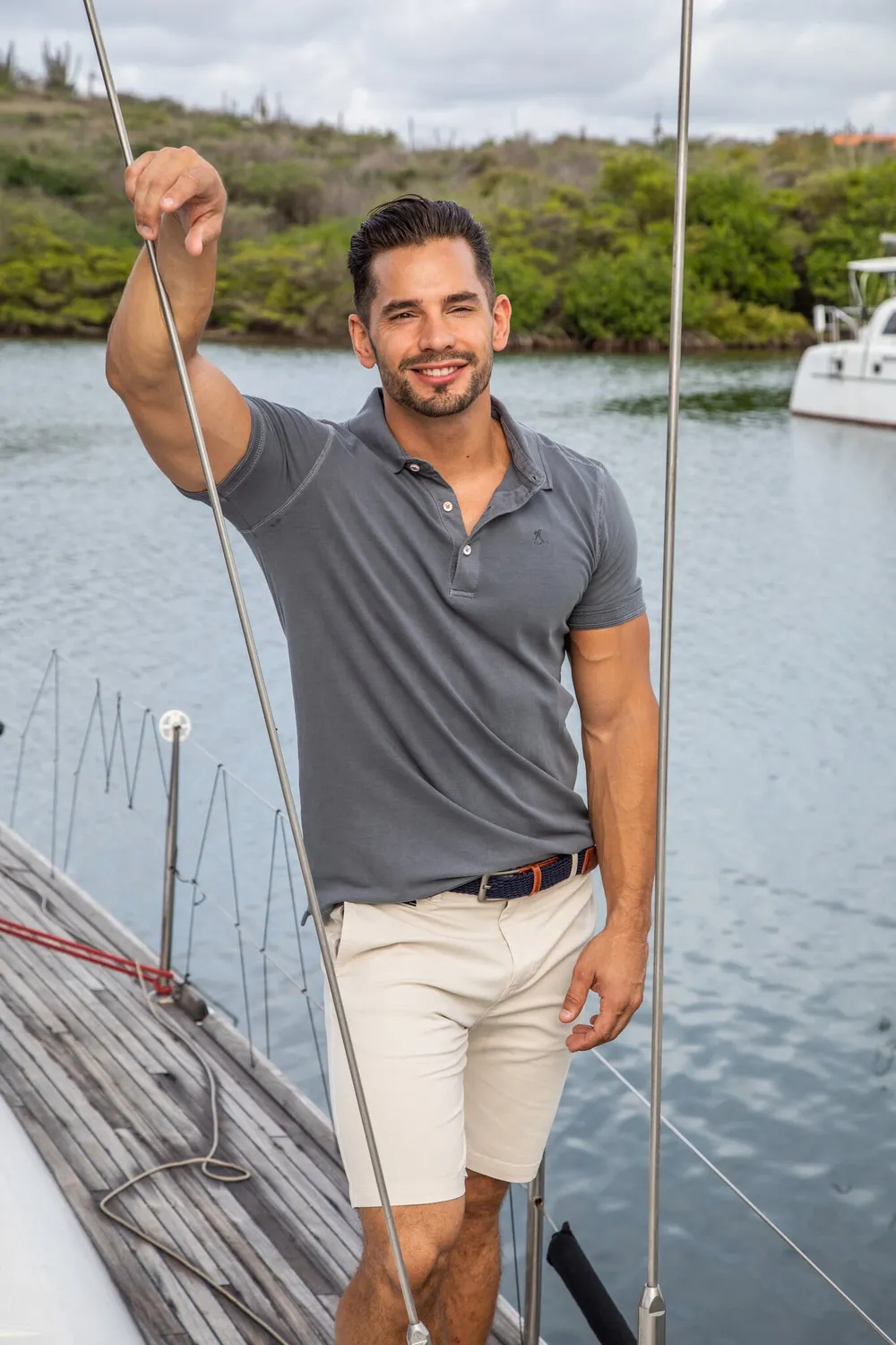 Ramatuelle South Beach Polo Piqué Slim Baumwolle
