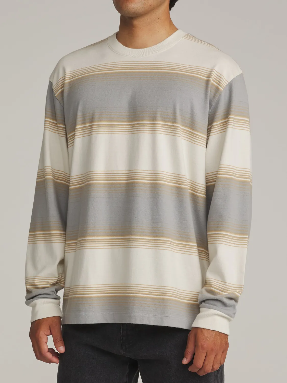 Katin Sunset Box Fit Longsleeve gestreift aus Jersey