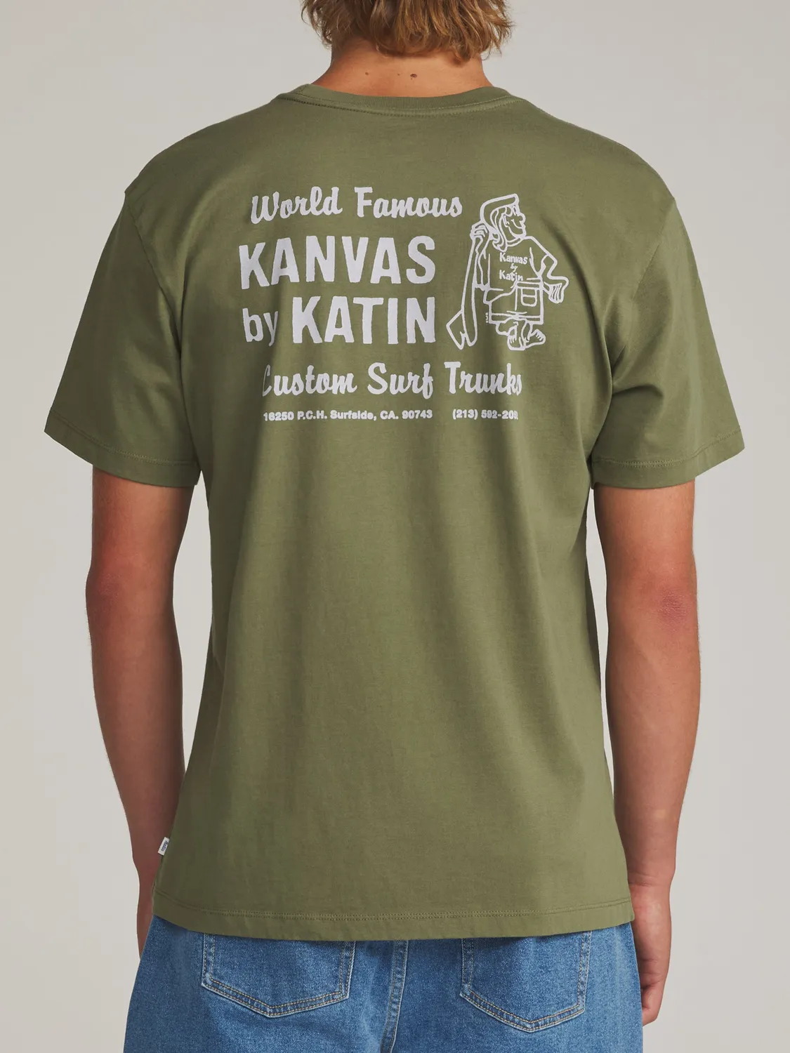 Katin Rag T-Shirt aus Bio-Baumwolle mit Surf-Print