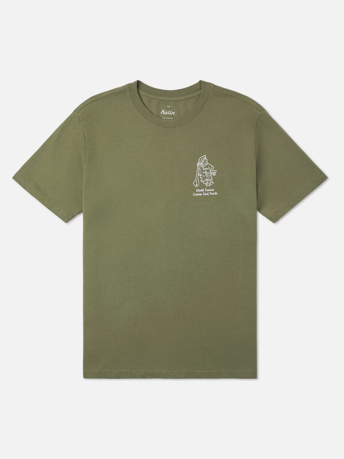 Katin Rag T-Shirt aus Bio-Baumwolle mit Surf-Print