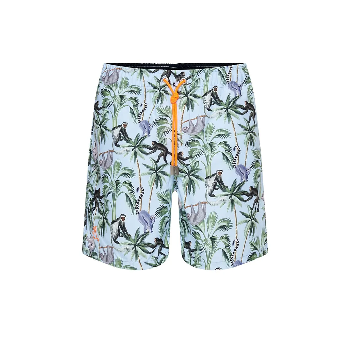 Ramatuelle Monkey Badeshorts Kinder Recycling Affenprint