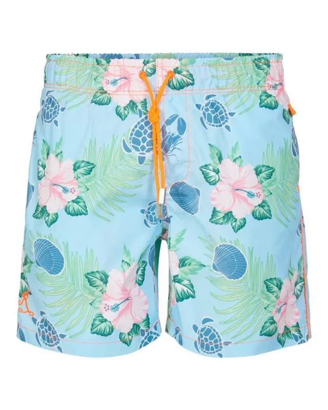 Ramatulle Beachwear Fiji Classic Badeshorts Blumenprint