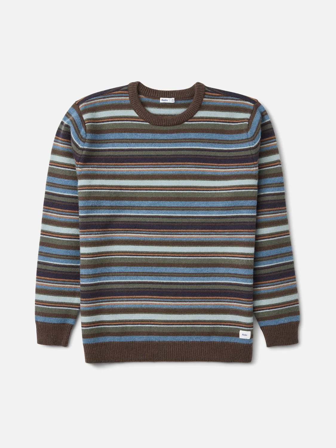 Katin Hitch Pullover Streifen Rundhals