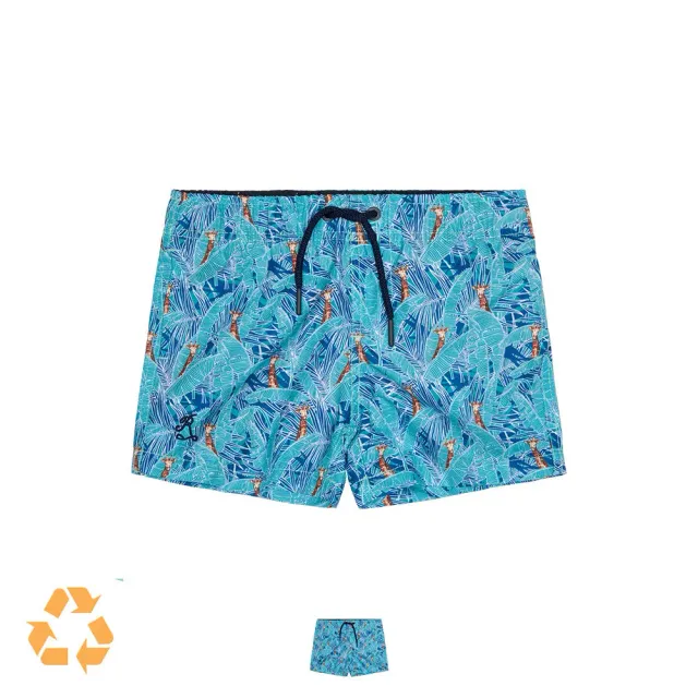 Ramatuelle Leaves Badeshorts Kinder recycelt mit Giraffen