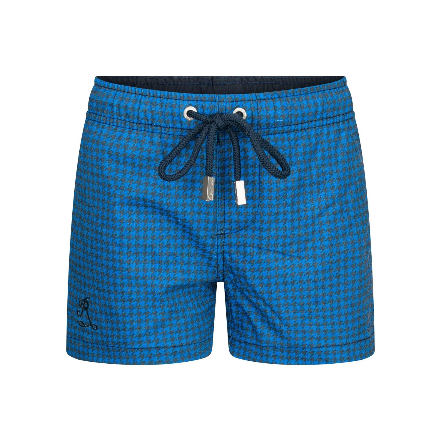 Ramatuelle Beachwear Pied de Poule Kinder Badeshorts Stretch