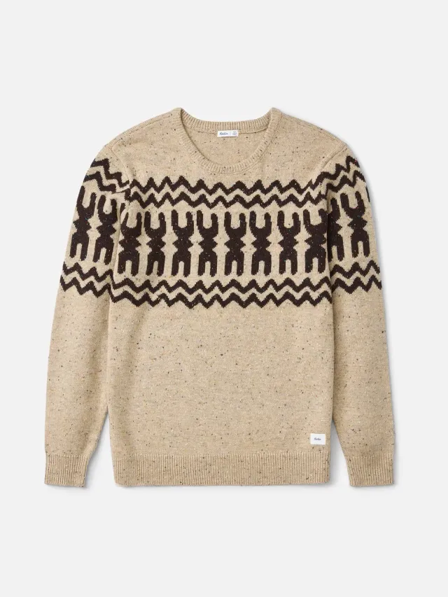 Katin Thompson Strickpullover mit Kapa-Muster