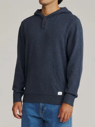 Katin Hayes Hooded Henley Sweater Kapuzenpullover