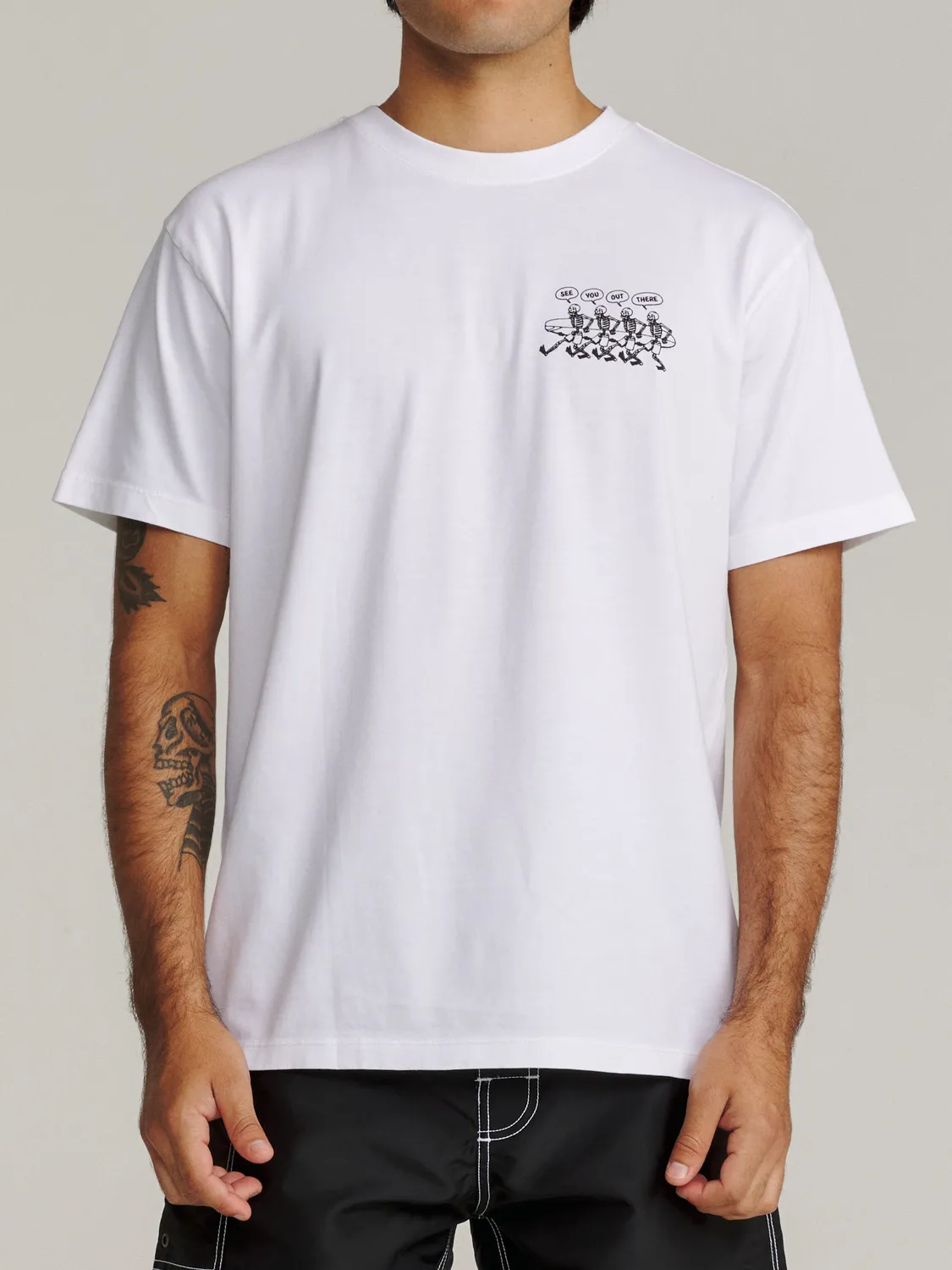 Katin Mas Hermanos T-Shirt Skelett-Grafik