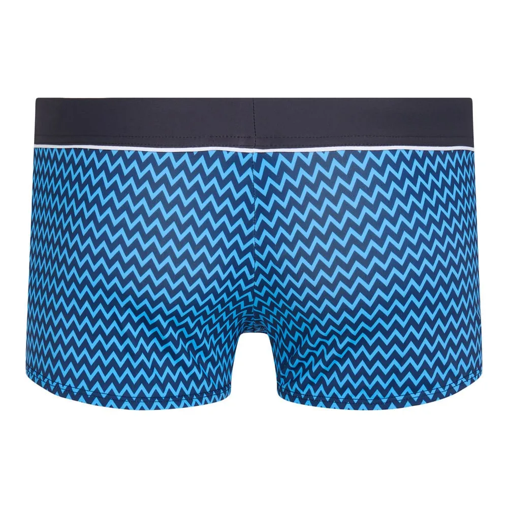 Ramatuelle Nikki Badeshorts Herren eng mit Zickzack